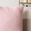 PAVILIA Set of 2 Throw Pillow Covers, Decorative Velvet Square Cushion Cases for Bed Sofa Couch Bedroom Living Room - 3 of 4
