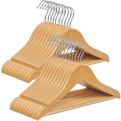 Songmics Kids Wooden Hangers 20 Pack, Children's Coat Hangers