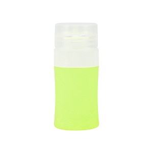 Unique Bargains Portable Cylinder Silicone Pump Bottle Pink 1 Pc - 1 of 4