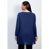 Avenue Women's Plus Size Fantasia Overlay Chain Tunic - 3 of 4