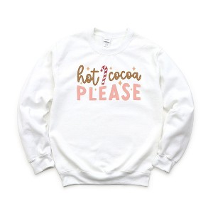 Simply Sage Market Women's Graphic Sweatshirt Hot Cocoa Please - 1 of 3
