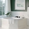 Cobbe Bathroom Sink Faucet Matte Black Single Handle 2-Hole with Waterfall Spout and Inlet Tube - 3 of 4