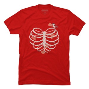 Men's Design By Humans The Heart Collector By huebucket T-Shirt - 1 of 4