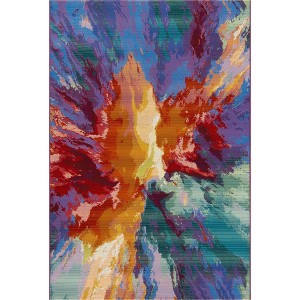 Unique Loom    Outdoor Modern Monteverde Area Rug - 1 of 4