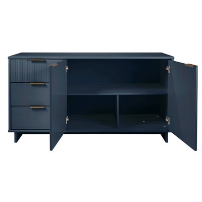 Granville 55" Midnight Blue MDF Modern Sideboard