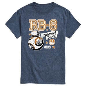 Men's Star Wars: The Force Awakens BB8 Short Sleeve Graphic T-Shirt - Heather Blue - X-Large - 1 of 4