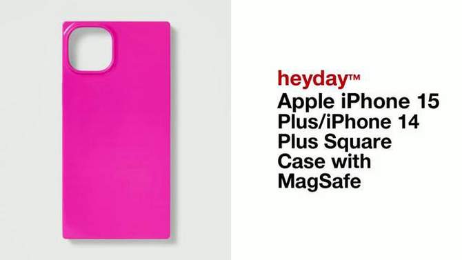 Apple iPhone 15 Plus/iPhone 14 Plus Square Case with MagSafe - heyday™, 2 of 6, play video