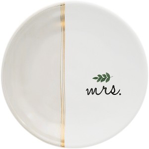 Pavilion Gift Company - Mrs. - 4" Keepsake - Decorative Trays and Platters - 1 of 4