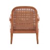 Sapphtopaz 2pc Accent Chair Rattan Backrest Sofa Lounge Chair, Solid Wood Frame Living Room Chair, Comfy Chair Arm Chair Furniture for Living Room - 2 of 4