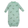 Hudson Baby Infant Boys Fleece Gowns, Cheerful Dino Friends - 3 of 4