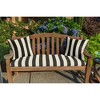 Casual Cushion Patterned Sunbrella Fabric 1-Piece Indoor/Outdoor Square Throw Pillow,15"W x 15"L - 2 of 4