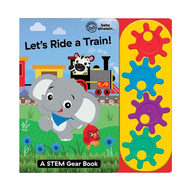 Baby Einstein: Let's Ride a Train! a Stem Gear Sound Book - by  Pi Kids (Mixed Media Product), 1 of 9