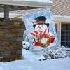 Northlight Snowman with Top Hat Outdoor Christmas House Flag - 40" x 28" - 2 of 4