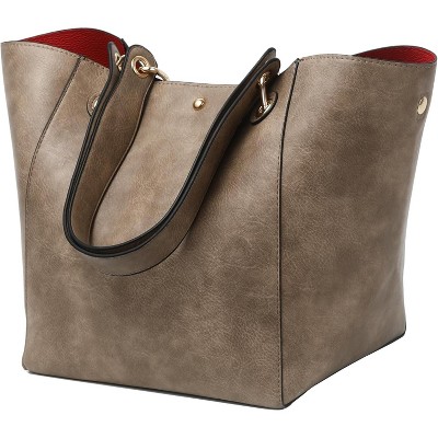 Paaaawaters Large Work Tote Bag for Women Designer Purses and Handbags Big Bucket bags Ladies Travel Crossbody Purse