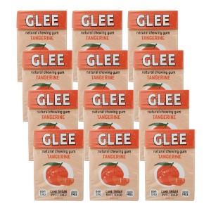 Glee Gum Tangerine Natural Chewing Gum - Case of 12/16 pc - 1 of 4