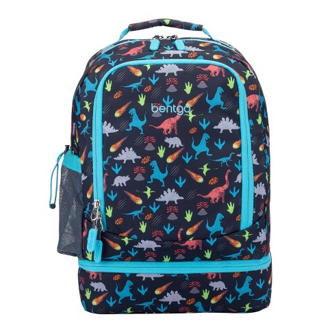 Bentgo Kids Prints 2-in-1 Backpack & Insulated Lunch Bag - Blue Shark