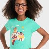 Girls' Short Sleeve 'Beach Girls' Graphic T-Shirt - Cat & Jack™ Green - 2 of 4