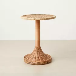 Seville Rattan End Table Natural - Baxton Studio : Target