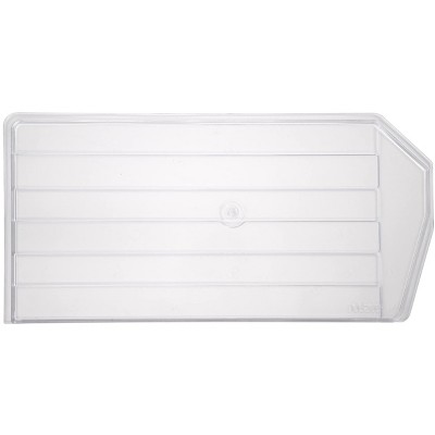 Quantum Storage Systems Bin Divider, Clear, For Bin Qus265 (Pack Of 6), Made In Usa