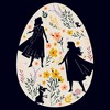 Women's Frozen Easter Egg Silhouettes T-Shirt - image 2 of 4