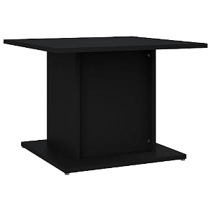 vidaXL Black Coffee Table 55,5x55,5x40 cm Particleboard - 1 of 4