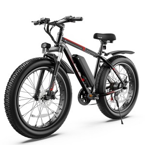 VIVI Electric Bike 26" x 4.0 Fat Tire Ebikes, Peak 1000W Electric Mountain  Bike,48V 13AH Removable Lithium-Ion Battery, Up to 60 Miles,With UL2849 :  Target