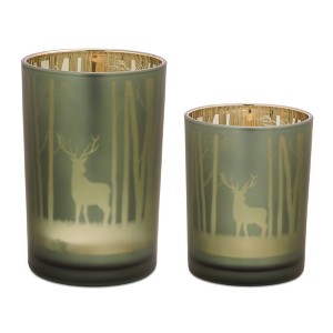 Mossy Oak Deer Candle Holder (Set of 2) - 1 of 4