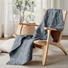 Linen Front/Cotton Back Quilted Throw - Levtex Home - 3 of 4
