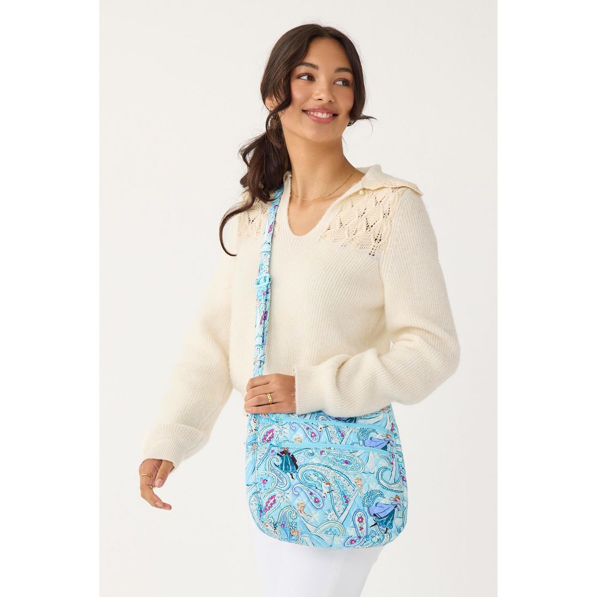 Vera Bradley Women's Outlet Disney Frozen Cotton Trio Zip Hipster - thumbnail 4