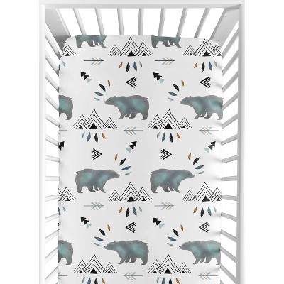 Sweet Jojo Designs Fitted Crib Sheet - Bear Mountain