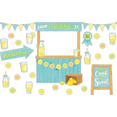 Teacher Created Resources Lemon Zest Lemonade Stand Bulletin Board Set (TCR8491)