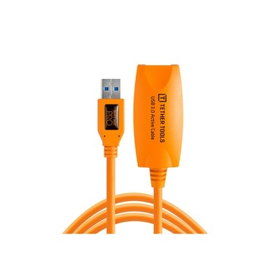Tether Tools TetherPro USB 3.0 to USB Female Active Extension (16-Feet/Orange)