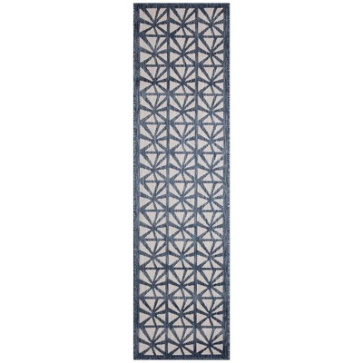 Liora Manne Carmel  Indoor/Outdoor Rug  Navy..