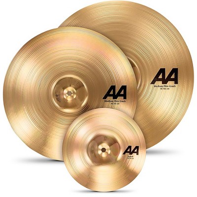 Sabian AA Crash Cymbal Set with Free 10" Splash Brilliant