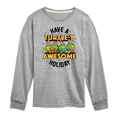 Boys' - Teenage Mutant Ninja Turtles - Turtley Awesome Group Long Sleeve Graphic T-Shirt - image 1 of 4