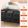 Dresser for Bedroom with 5 Drawers, Chest of Drawers, Fabric Dresser Storage Organizer for Closet, Living Room - 3 of 4