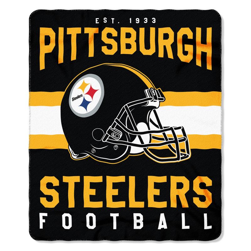 The Northwest Company Pittsburgh Steelers Fleece Throw , Black, 1 of 2