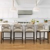 Arceso 26.5"H Counter Height Bar Stools , Boho-Style Rattan Chairs - 2 of 4