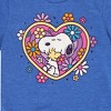 Boys' - Peanuts - Hug Heart Flower Short Sleeve Graphic T-Shirt - 2 of 4