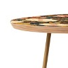Avenie Boho Floral Autumn Side Round Table - Deny Designs - 3 of 4