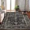 Area Rug Vintage Living Room Washable Distressed Rug Carpet Floral Bedroom Rug Retro Accent Throw Rug Office Dining Room Nursery Indoor - 2 of 4