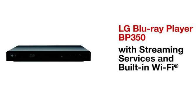 LG Blu-ray Disc Player with Wi-Fi - BP350, 2 of 7, play video