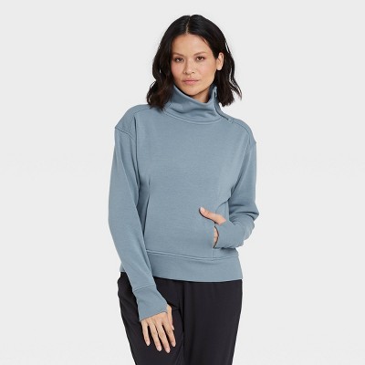 asymmetrical zip sweatshirt