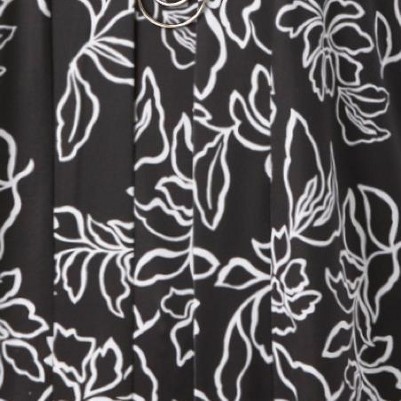 black floral