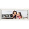 PosterPalooza | Panoramic Ornate White Picture Frame - UV Acrylic, Foam Board Backing, Hanging Hardware - 2 of 4