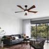 TOBILI 52 Inch Ceiling Fan with 22W LED Light and 5 ABS Blades for Bedroom - 4 of 4