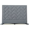 Manhattan Comfort Crosby Modern Velvet Upholstered Bed - 3 of 4