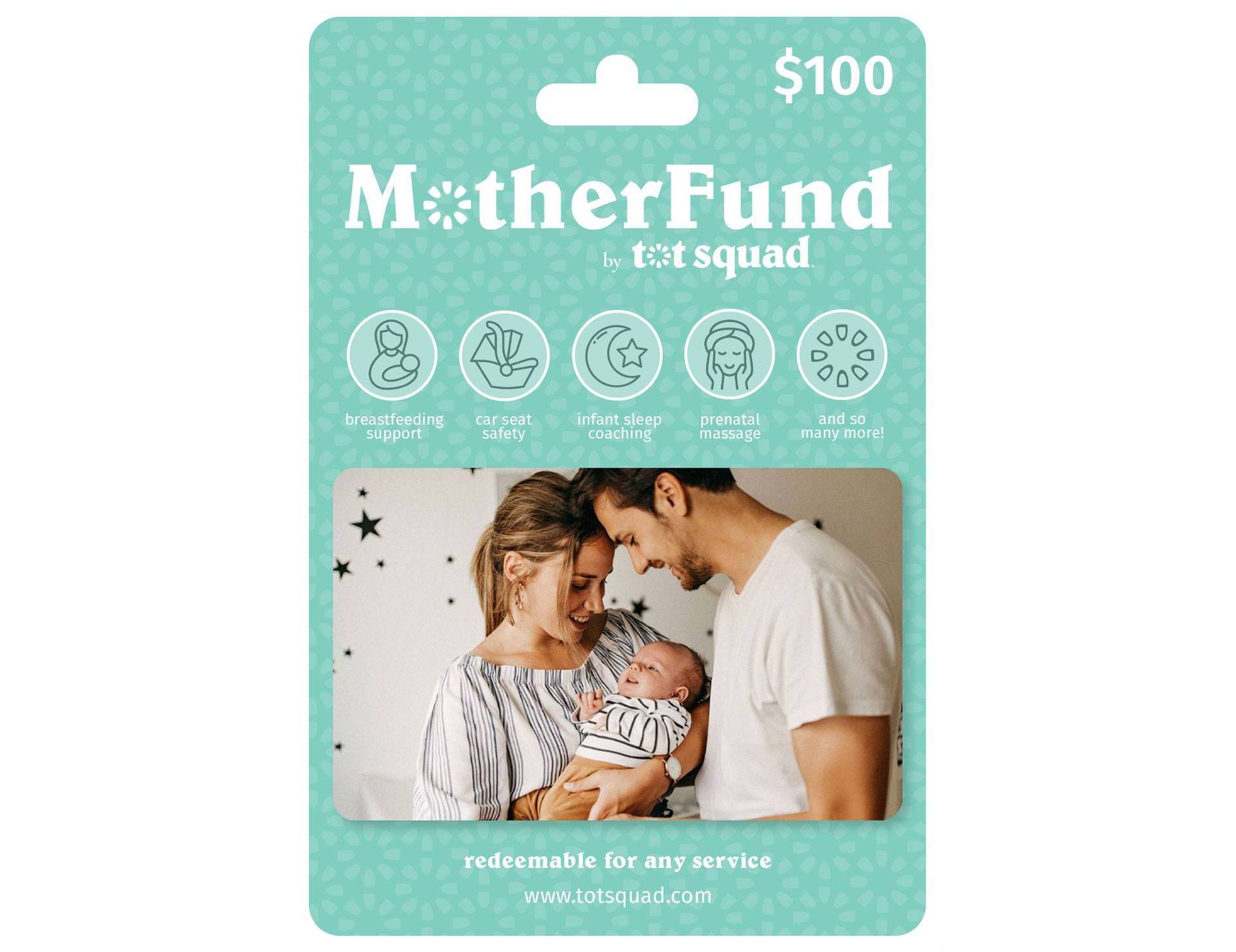 Motherfund Baby Registry Gift Card Services for Every Stage of Parenthood Gift Card (Email Delivery)