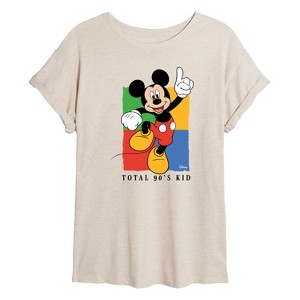 Women's - Disney - Total 90s Kid Oversized Graphic T-Shirt - 1 of 4
