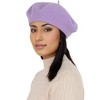 Anna-Kaci Women's Wool French Beret HatsClassic Beanie Fall Winter Cap - 4 of 4